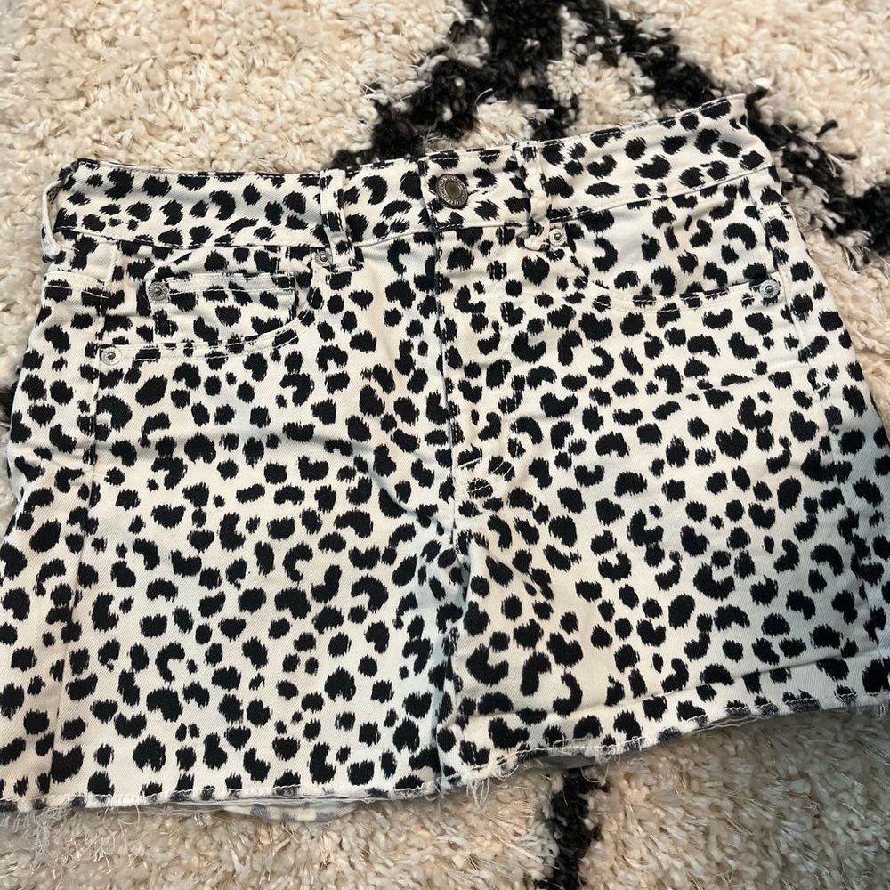 Leopard Print Women's Shorts